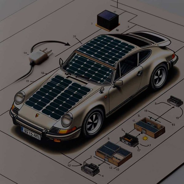 How to Integrate a Solar Battery Maintainer for a Parked Porsche 911?