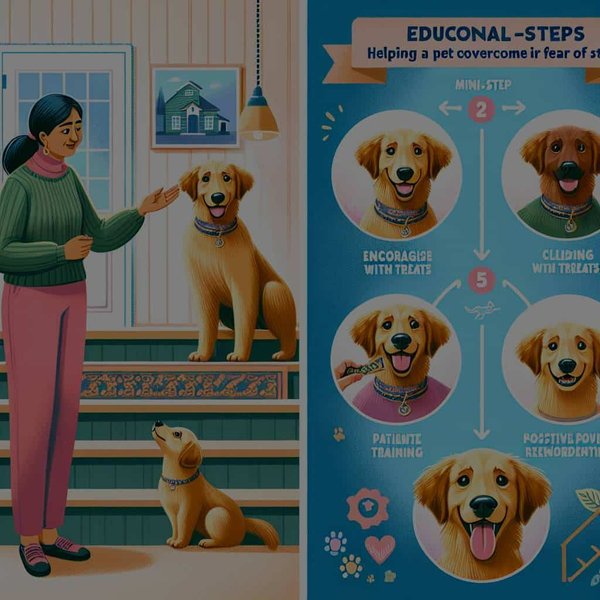 How to Help a Pet Overcome a Fear of Stairs?