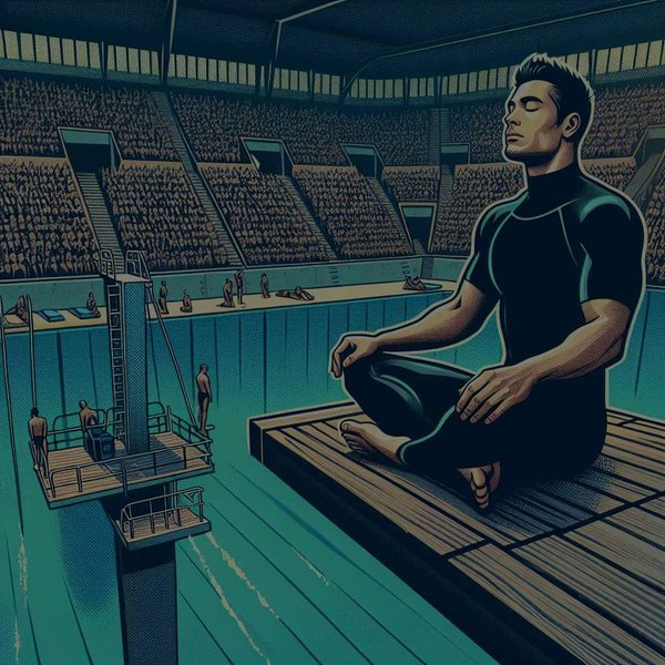 How Do Professional Divers Manage Psychological Stress Before High-Dive Competitions?